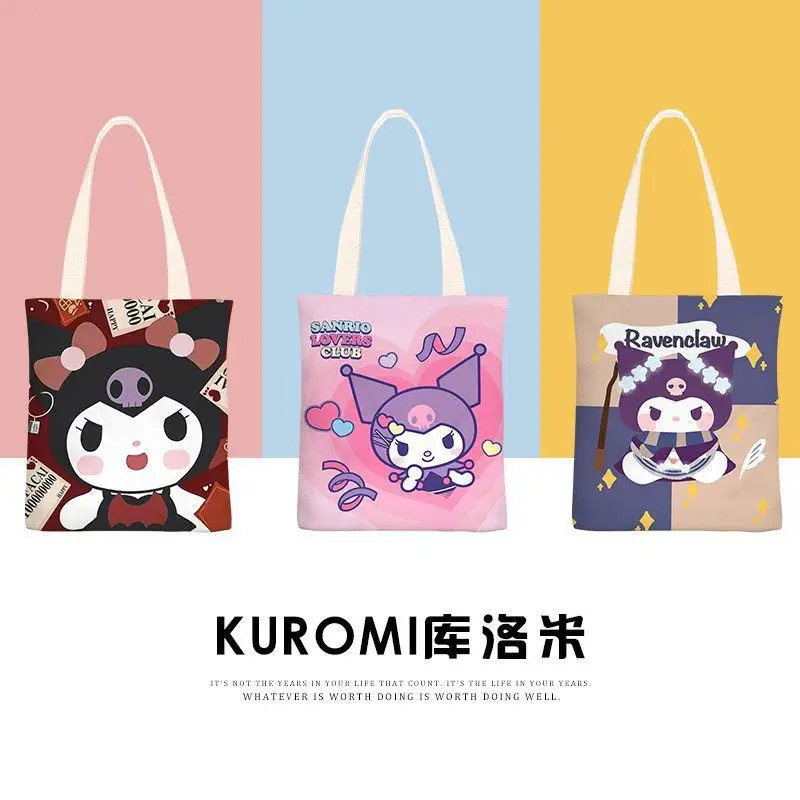 Kuromi Sanrio Cartoon storage bag New canvas bag tutoring bag storage bag Anime Kawaii Hot Sell Popular Sweet fresh
Kuromi Sanrio Cartoon storage bag New canvas bag tutoring bag storage bag Anime Kawaii Hot Sell Popular Sweet fresh