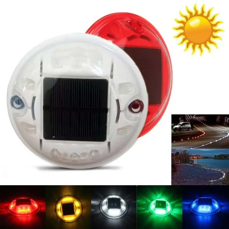 Round Solar Rechargeable Safety Warning Light Road Stud Outdoor 10 Led Reflector Waterproof Underground Ground Lighting Light
Round Solar Rechargeable Safety Warning Light Road Stud Outdoor 10 Led Reflector Waterproof Underground Ground Lighting Light