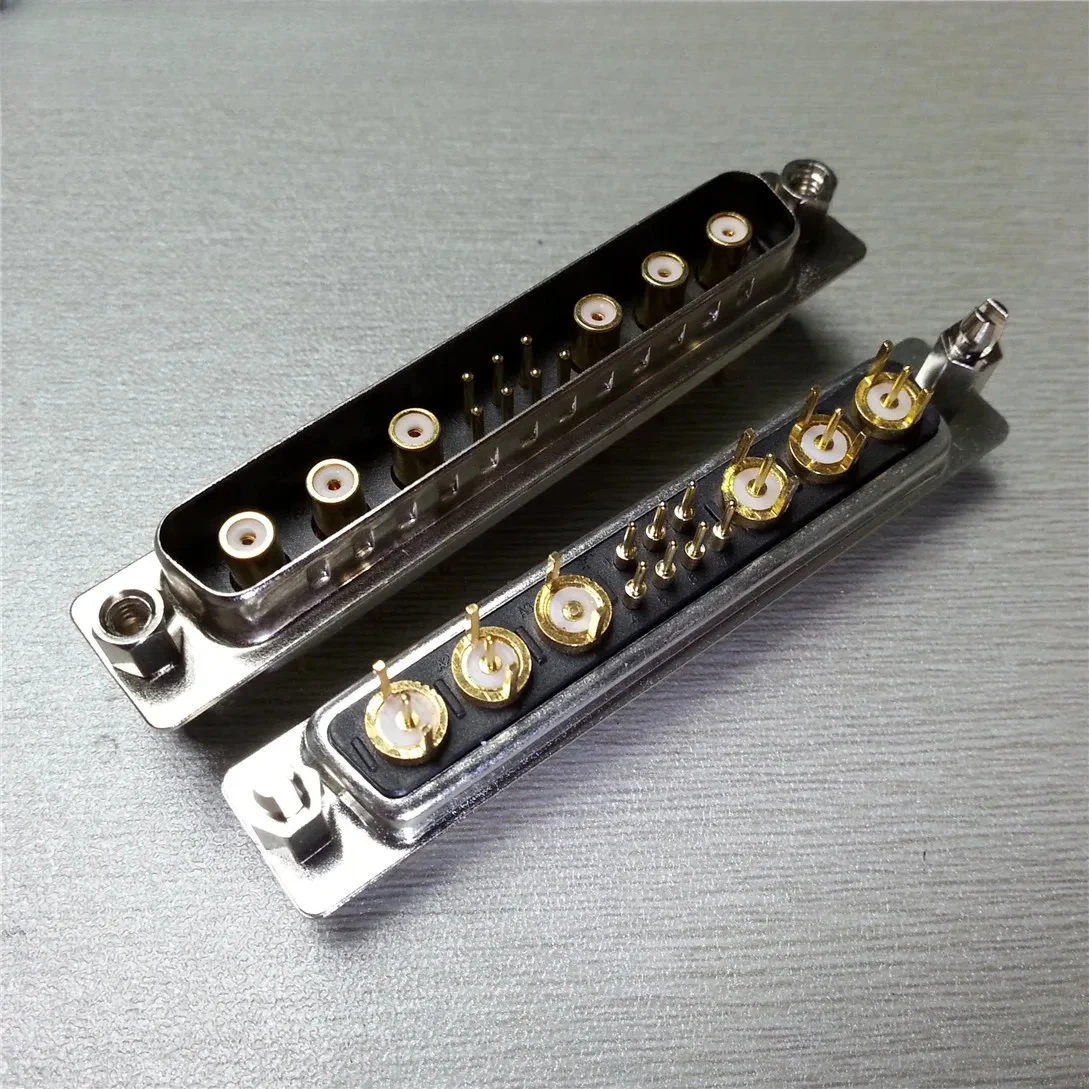 Hybrid High Current DSUB (13W6) RF Direct Plug Male for 13W6 Coaxial Signal Connector Harpoon Lock
Hybrid High Current DSUB (13W6) RF Direct Plug Male for 13W6 Coaxial Signal Connector Harpoon Lock