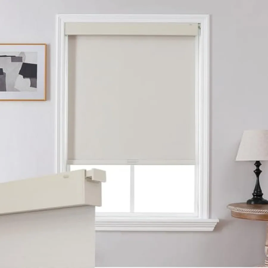 No Drill No Tools out Shades, Free-Stop Cordless Roller Shades, Thermal Insulated Blinds for Indoor Windows, Easy Install Windo
No Drill No Tools out Shades, Free-Stop Cordless Roller Shades, Thermal Insulated Blinds for Indoor Windows, Easy Install Windo