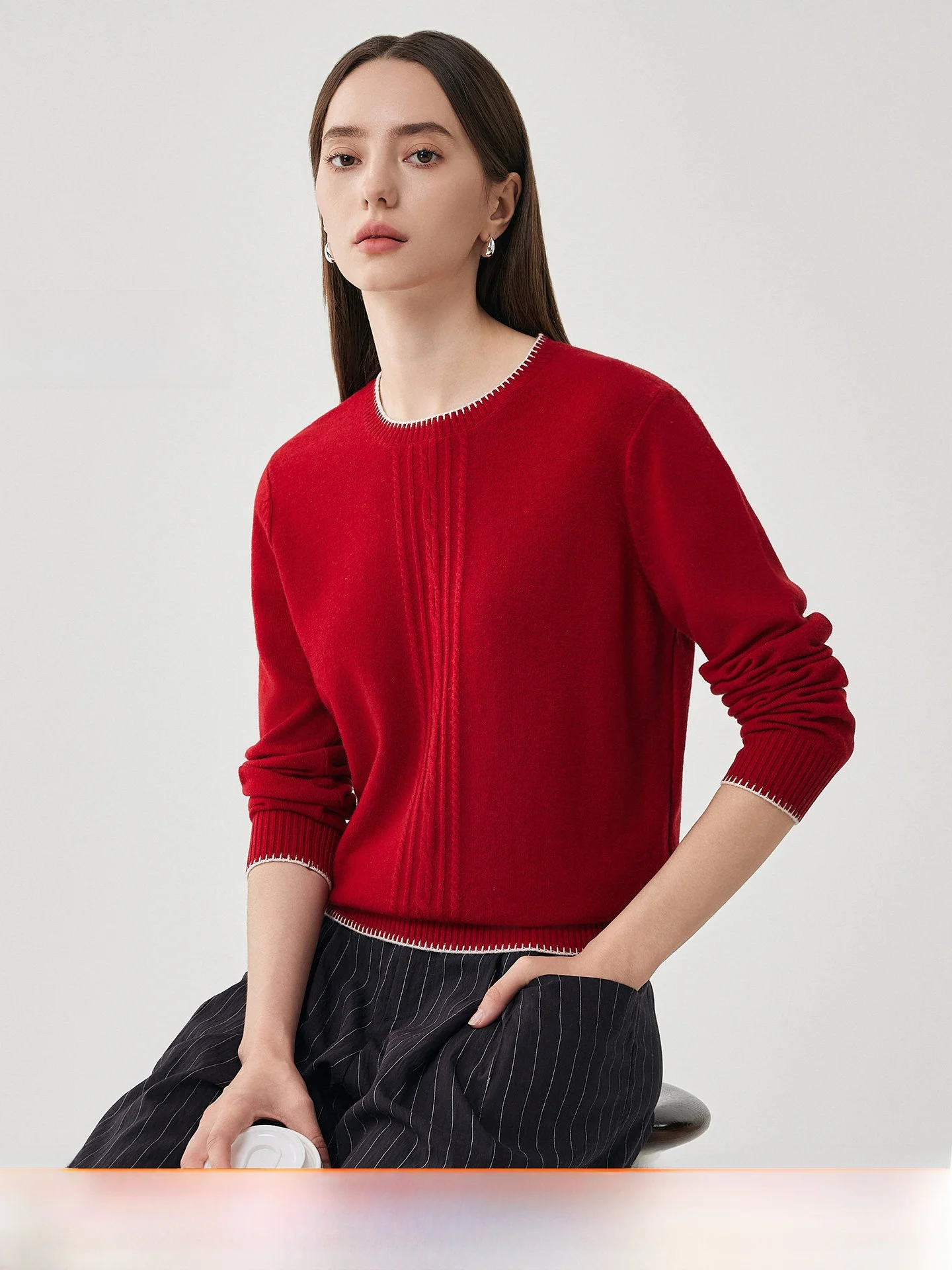 Zhaojun Pure Wool Knitted Sweater round Ne Casual Twist Flower Design Women's Casual Knitted Base irt Autumn Winter New A...
Zhaojun Pure Wool Knitted Sweater round Ne Casual Twist Flower Design Women's Casual Knitted Base irt Autumn Winter New A...
