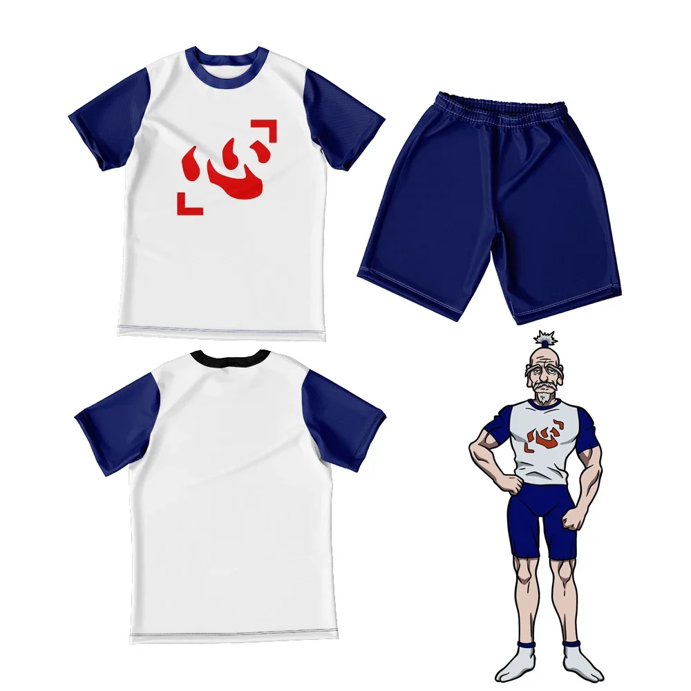 Мужская летняя новая футболка с 3D принтом в стиле аниме Netero Hunter X Hunter, шорты, уличный спортивный модный комплект для отдыха
Мужская летняя новая футболка с 3D принтом в стиле аниме Netero Hunter X Hunter, шорты, уличный спортивный модный комплект для отдыха