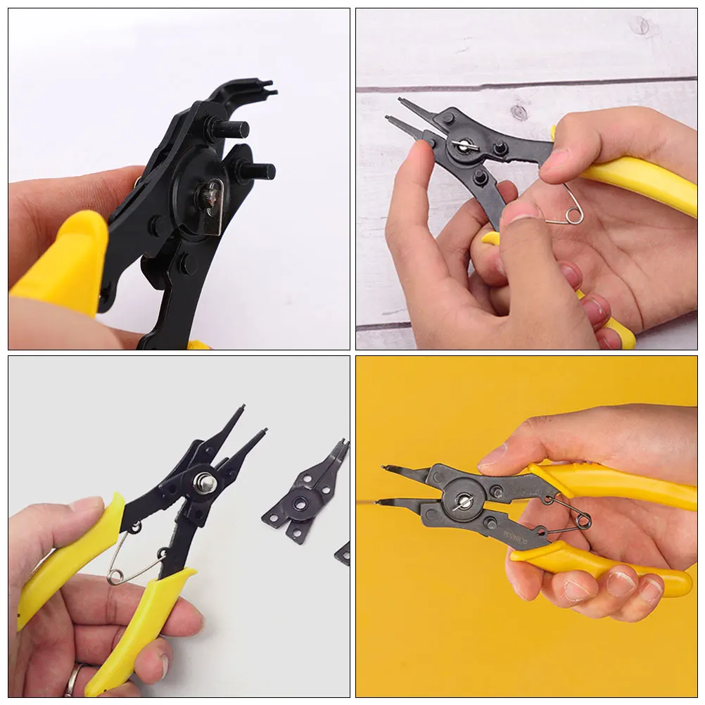 1 set Heavy Duty Circlip Pliers Set Tool Internal External Spring Loaded Precision Repair Automotive Kit Hand Tools
1 set Heavy Duty Circlip Pliers Set Tool Internal External Spring Loaded Precision Repair Automotive Kit Hand Tools