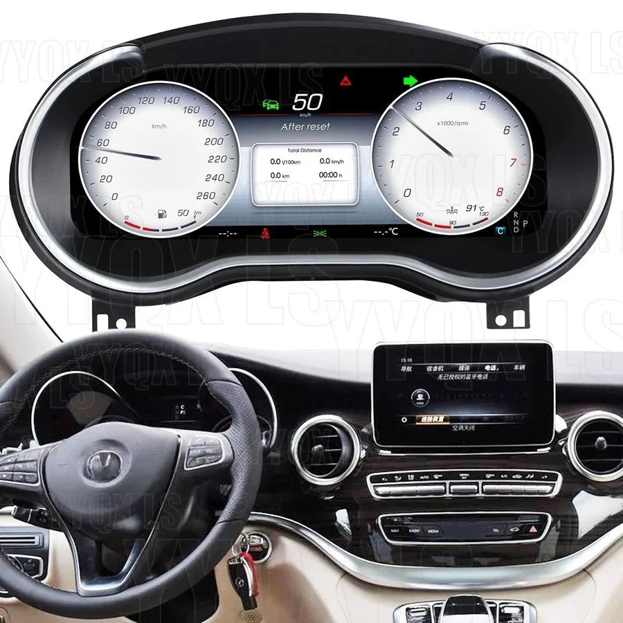 New Design Automobile Dashboard for Ben S V-Class W447 2016-2019 Accessories LCD Digital Instrument Cluster with CarPlay
New Design Automobile Dashboard for Ben S V-Class W447 2016-2019 Accessories LCD Digital Instrument Cluster with CarPlay