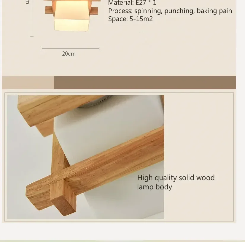 Hallway Porch Simple Japan Tatami E27 Wooden Lamp Light Balcony Ceiling Light Fixtures Glass Modern Ceiling Lamp
Hallway Porch Simple Japan Tatami E27 Wooden Lamp Light Balcony Ceiling Light Fixtures Glass Modern Ceiling Lamp