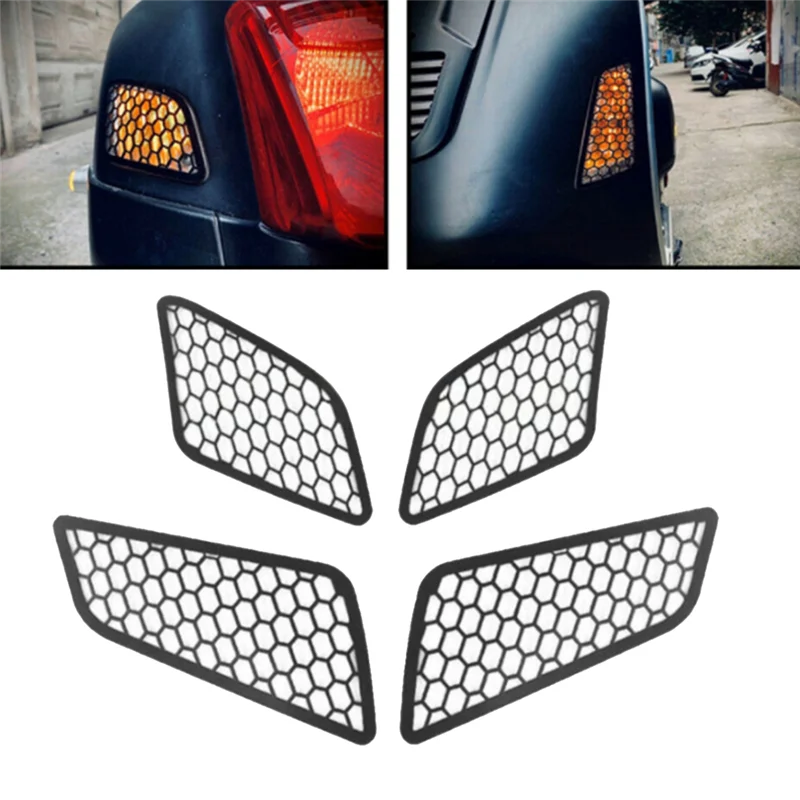 Motorcycle Headlight Net Cover Guard Front Rear Turn Signal Light Cover For VESPA GTS 125 250 300
Motorcycle Headlight Net Cover Guard Front Rear Turn Signal Light Cover For VESPA GTS 125 250 300
