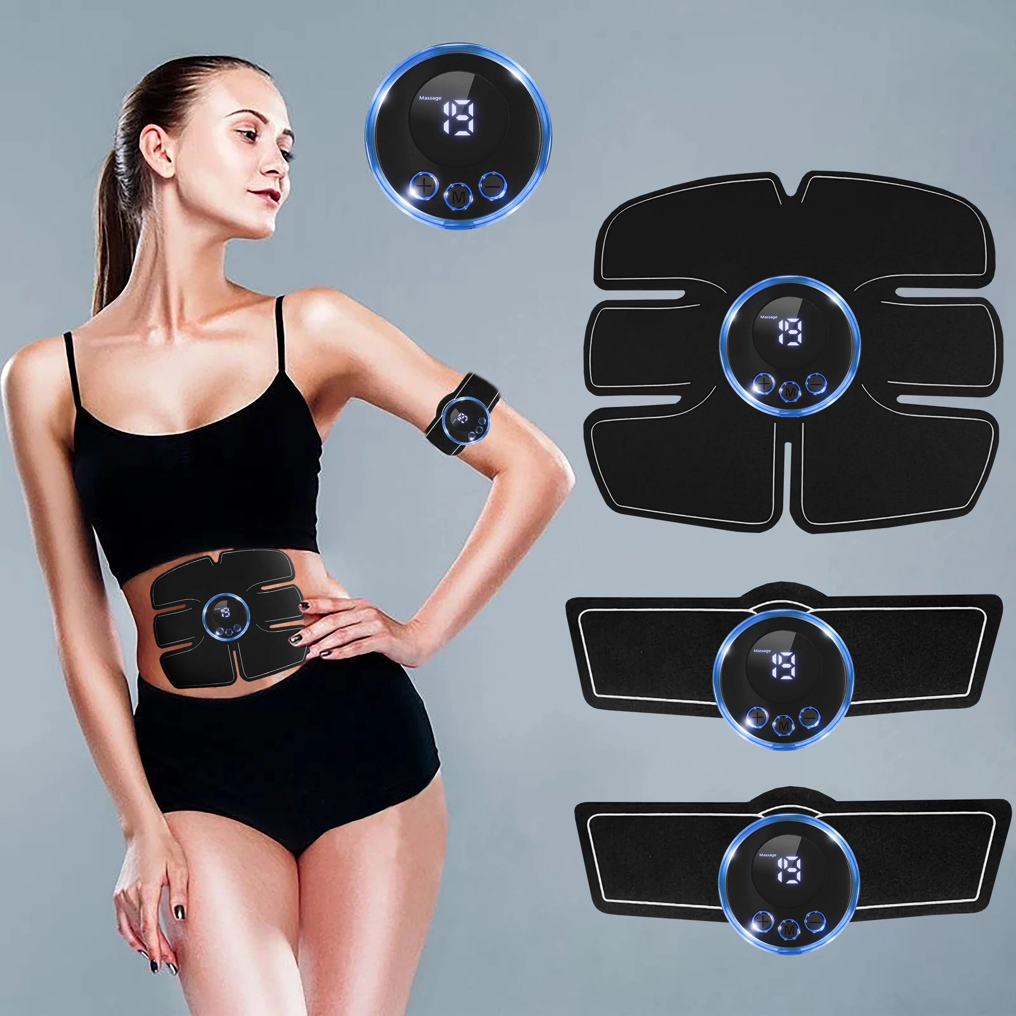 Smart EMS Abs Muscle Trainer-Portable Fitness Stimulator Device for Men and Women
Smart EMS Abs Muscle Trainer-Portable Fitness Stimulator Device for Men and Women