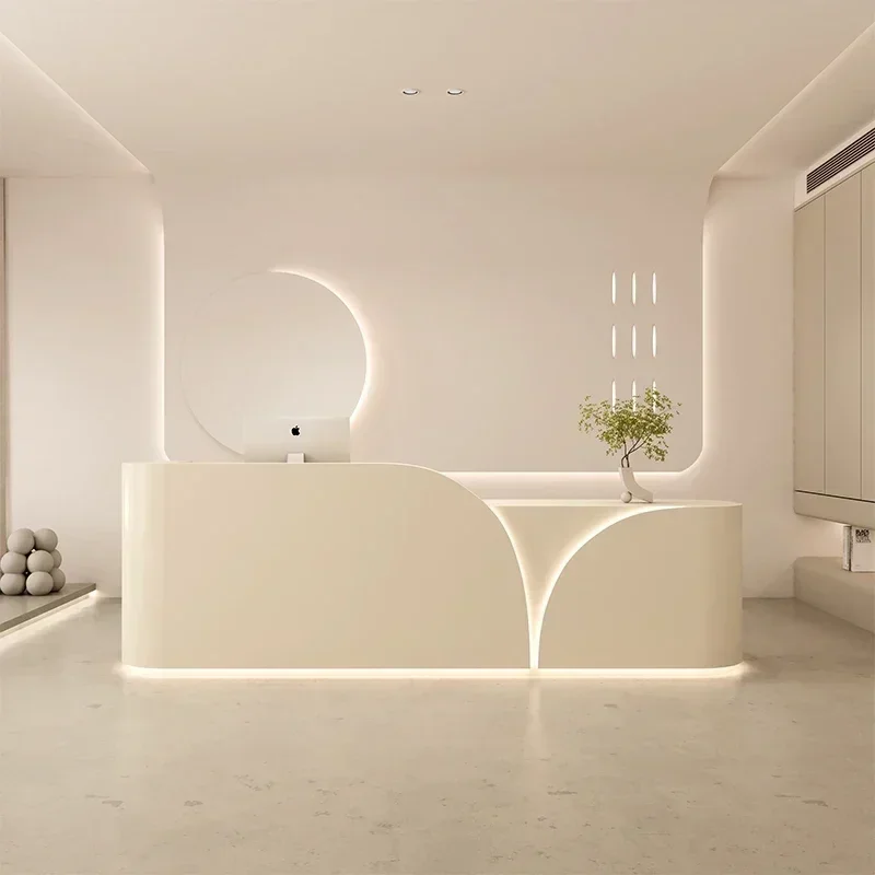 NBeauty Salon Cashier Simple Modern Clothing Store Bar Creative Company Front Desk Reception Table
NBeauty Salon Cashier Simple Modern Clothing Store Bar Creative Company Front Desk Reception Table
