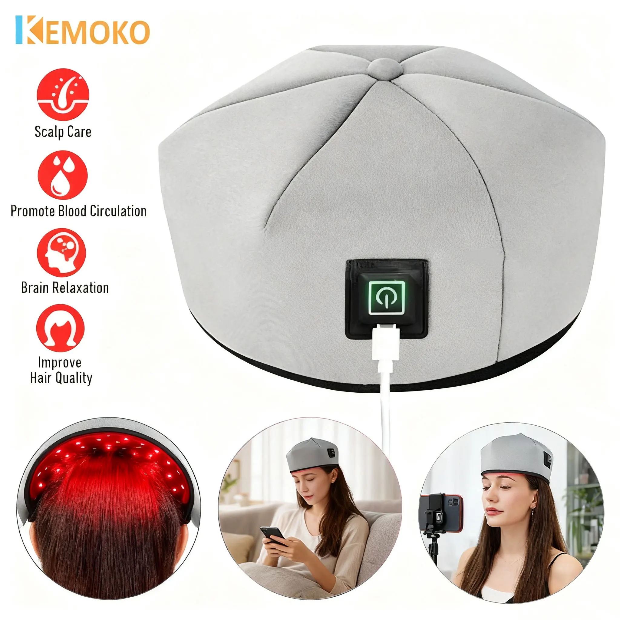 Устройство для терапии красным светом, шляпа, 660 нм 850 нм в ближнем инфракрасном диапазоне, светодиодный шлем для роста волос, шапочка для предотвращения потерь головы, облегчение релаксации кожи головы
Устройство для терапии красным светом, шляпа, 660 нм 850 нм в ближнем инфракрасном диапазоне, светодиодный шлем для роста волос, шапочка для предотвращения потерь головы, облегчение релаксации кожи головы