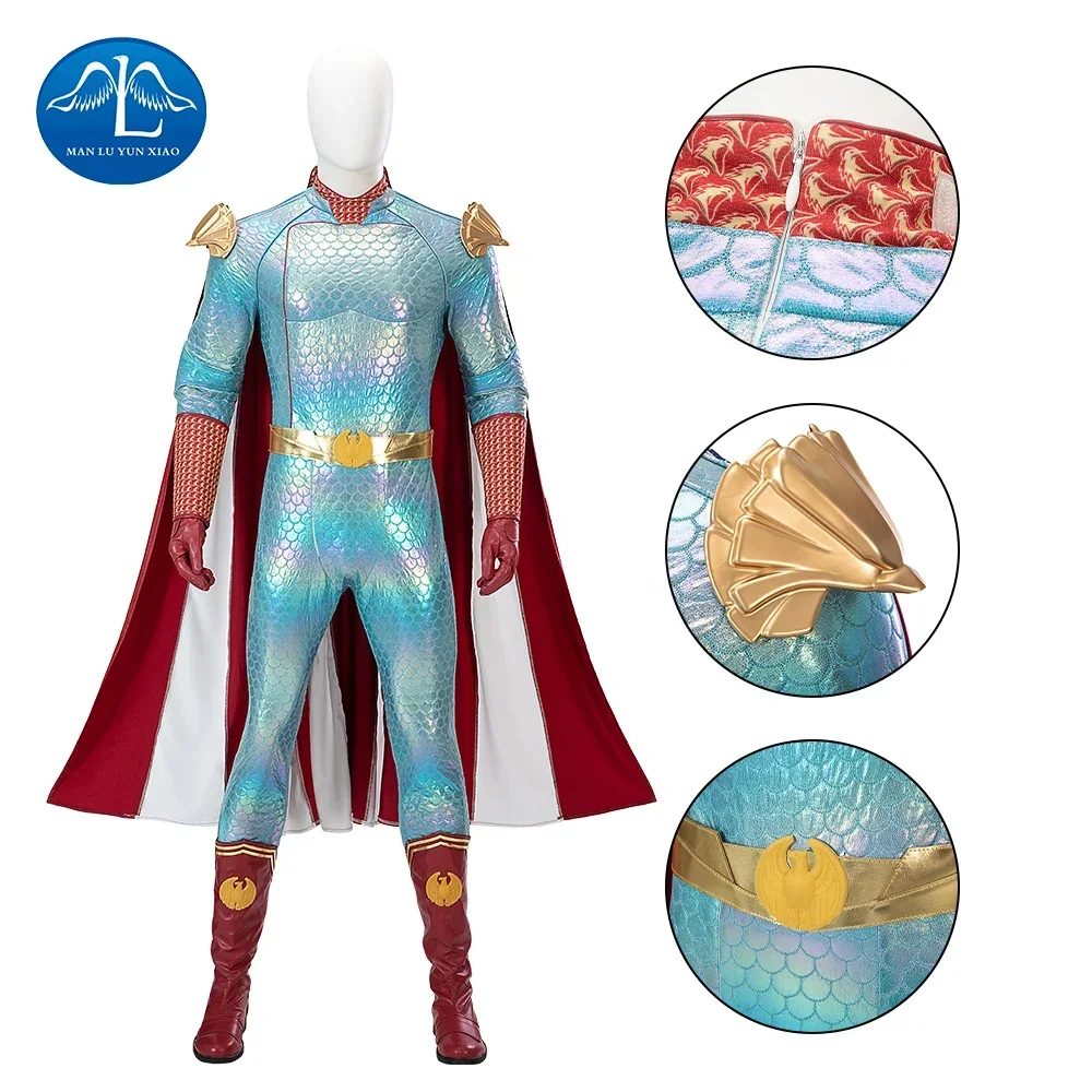 The Homelander Cosplay Costume The Boys Jumpsuit Cloak Belt Gloves Boots To Choose for Game Party Costom Made
The Homelander Cosplay Costume The Boys Jumpsuit Cloak Belt Gloves Boots To Choose for Game Party Costom Made