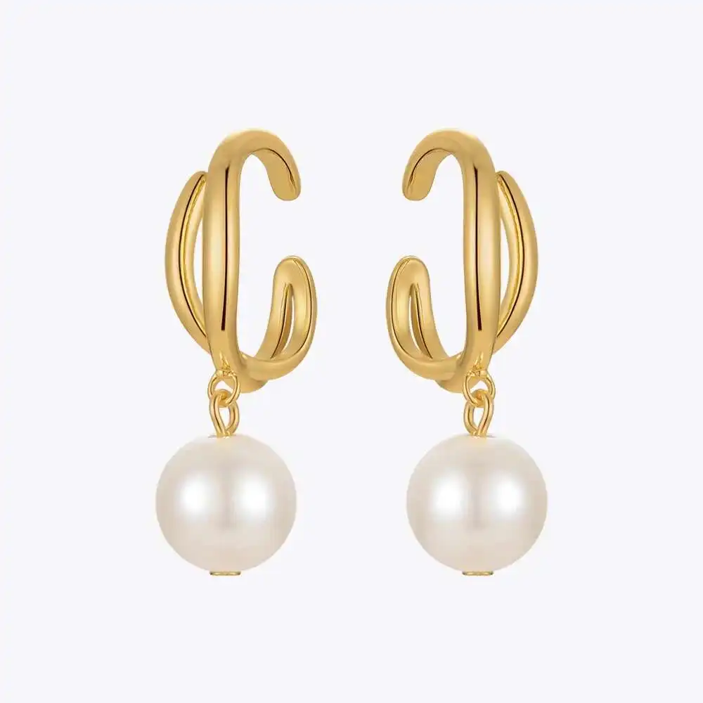 ENFASHION Pearl Ear Cuff Wedding Earings Gold Color Clip On Earrings For Women Pendientes Mujer Fashion Jewelry 2022 E221406
ENFASHION Pearl Ear Cuff Wedding Earings Gold Color Clip On Earrings For Women Pendientes Mujer Fashion Jewelry 2022 E221406