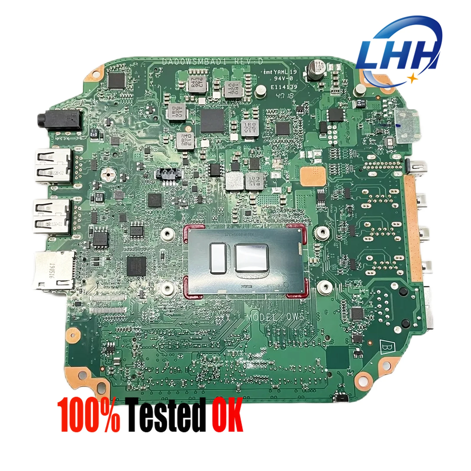 DA00WSMBAD1 Mainboard for HP Chromebox CBXEntG2 Desktop Motherboard CPU I3-7130U UMA
DA00WSMBAD1 Mainboard for HP Chromebox CBXEntG2 Desktop Motherboard CPU I3-7130U UMA