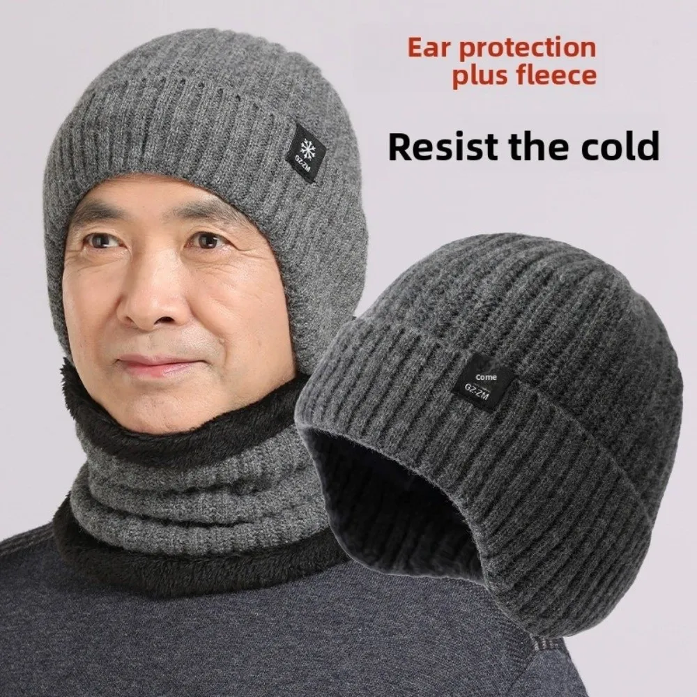 Simple Thick Hat Scarf Set Neck Warm Knitted Beanie Hat Bib Solid Color Ear Protection Hat Winter
Simple Thick Hat Scarf Set Neck Warm Knitted Beanie Hat Bib Solid Color Ear Protection Hat Winter