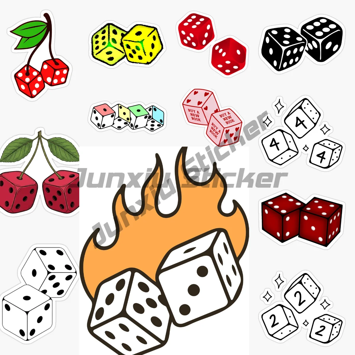 Dice Sticker Flame Orange Reflective Vinyl Car Stickers Motorcycle Laptop Decals Skateboard Bike Bumper Window Decoration Decals
Dice Sticker Flame Orange Reflective Vinyl Car Stickers Motorcycle Laptop Decals Skateboard Bike Bumper Window Decoration Decals