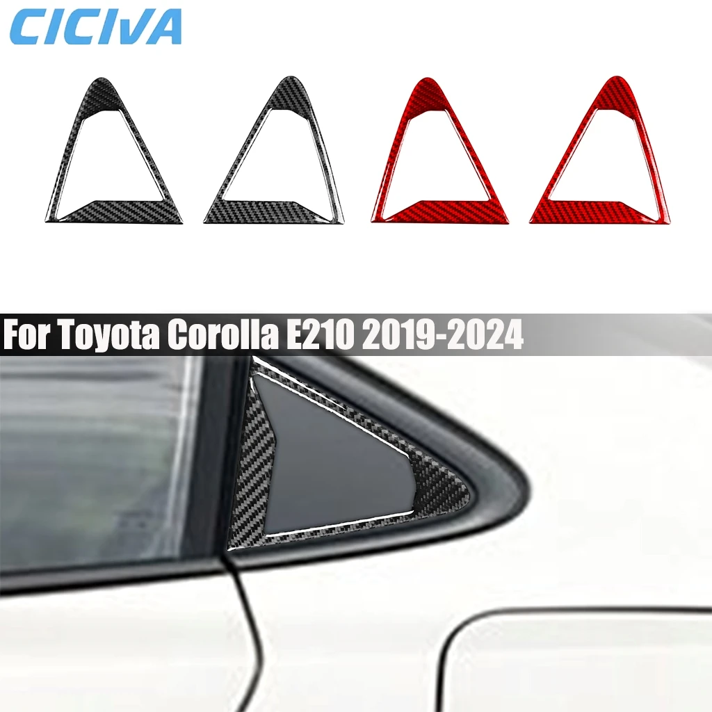 Carbon Fiber Car Accessories Rear Sides Window Decorative Exterior Cover Modified Trim Sticker For Toyota Corolla E210 2019-2024
Carbon Fiber Car Accessories Rear Sides Window Decorative Exterior Cover Modified Trim Sticker For Toyota Corolla E210 2019-2024