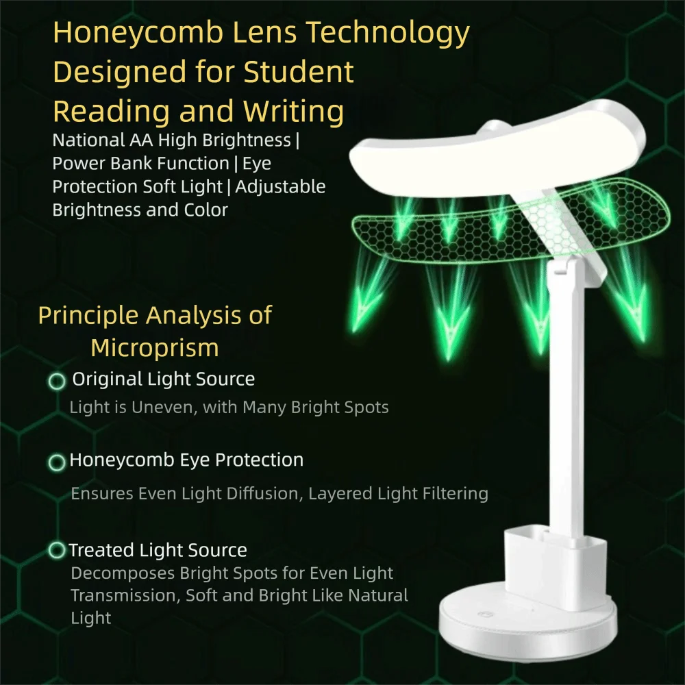 3 Levels Dimmable LED Desk Lamp Eye Protection Foldable Design Table Lamp White Color Touch Switch Touch Lamp Bedside Use
3 Levels Dimmable LED Desk Lamp Eye Protection Foldable Design Table Lamp White Color Touch Switch Touch Lamp Bedside Use