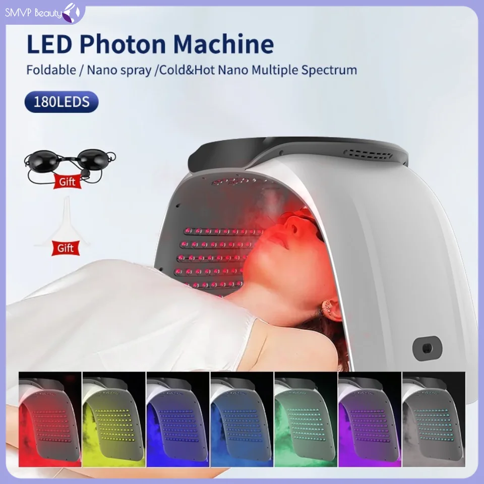 LED Photon Machine Cold Nano Spray Moisturizing Hot Compress 7 LED Colors Moisturizing Face&Body Salon SPA Skin Rejuvenation
LED Photon Machine Cold Nano Spray Moisturizing Hot Compress 7 LED Colors Moisturizing Face&Body Salon SPA Skin Rejuvenation