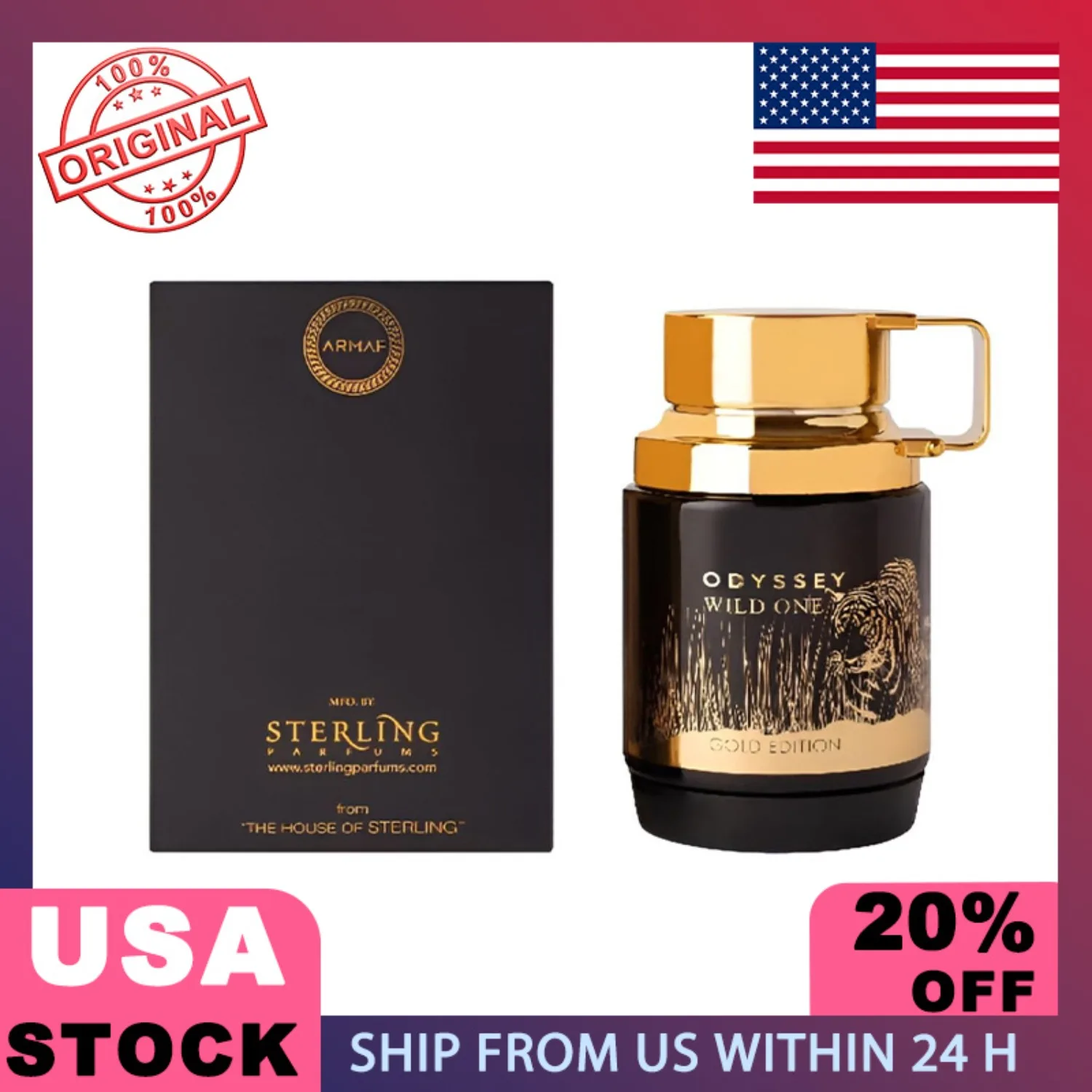 100ml Original Arab Perfumes High Quality Odyssey Wild One Gold Edition Male EDP Cologne Spray Lasting Amber Wood Fragrance Gift
100ml Original Arab Perfumes High Quality Odyssey Wild One Gold Edition Male EDP Cologne Spray Lasting Amber Wood Fragrance Gift