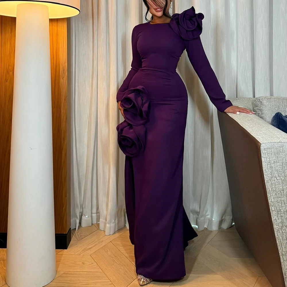 Customized Exquisite Flowers Crew Neck Floor Length Side Slit платье вечернее Straight Jersey Long Sleeves Vestidos P
Customized Exquisite Flowers Crew Neck Floor Length Side Slit платье вечернее Straight Jersey Long Sleeves Vestidos P