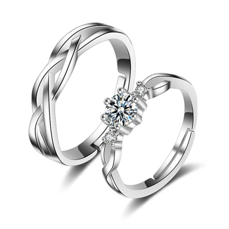 Simple Silver Trendy Engagement Rings for Women Men Zircon Irregular Hollow Elegant Ring Female Wedding Fine Jewelry Accessories
Simple Silver Trendy Engagement Rings for Women Men Zircon Irregular Hollow Elegant Ring Female Wedding Fine Jewelry Accessories