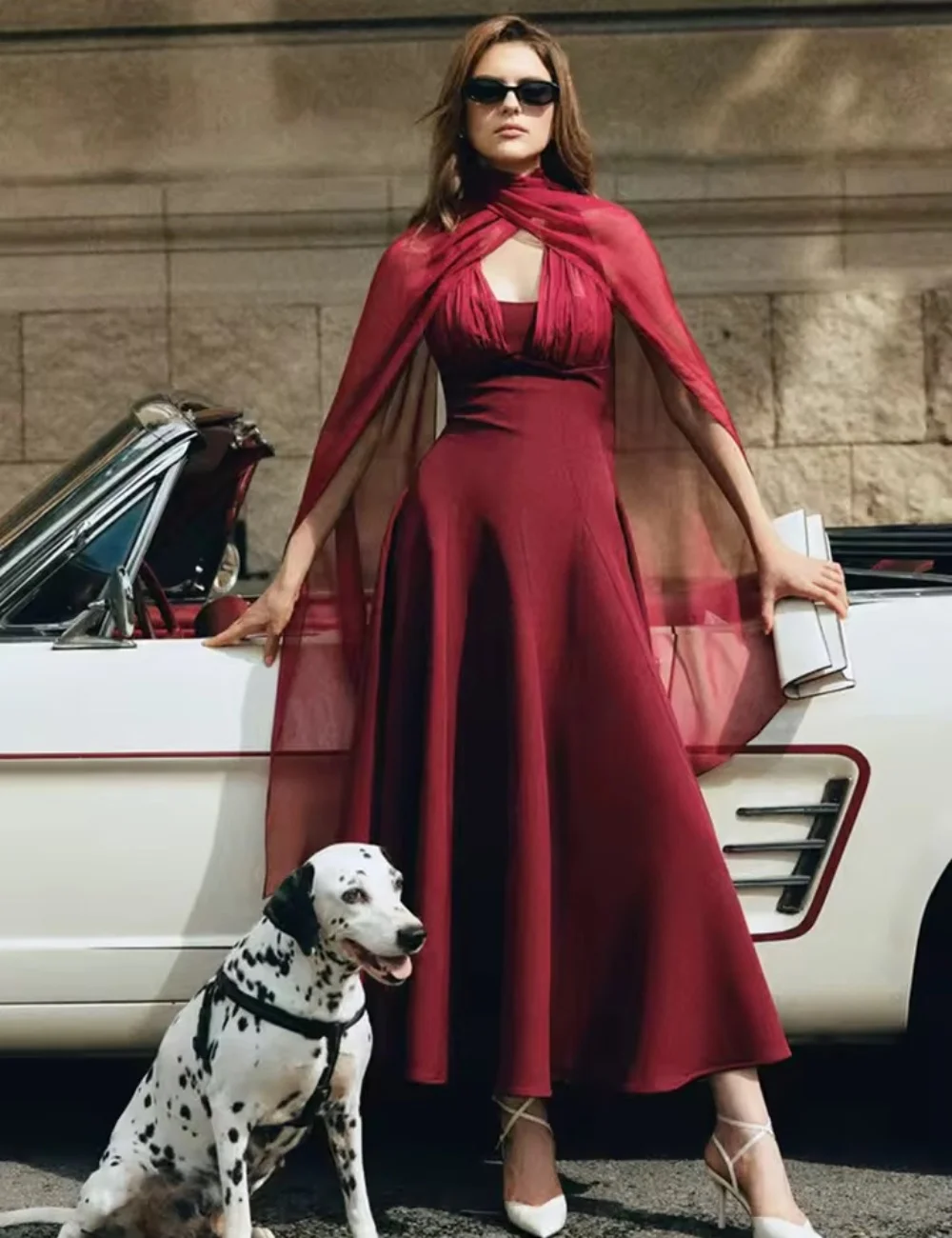Customized Burgundy Simple Sizes Available Jersey Pleat Ruched Shawl A-line Halter Ankle Length Evening Dresses Sizes Available
Customized Burgundy Simple Sizes Available Jersey Pleat Ruched Shawl A-line Halter Ankle Length Evening Dresses Sizes Available