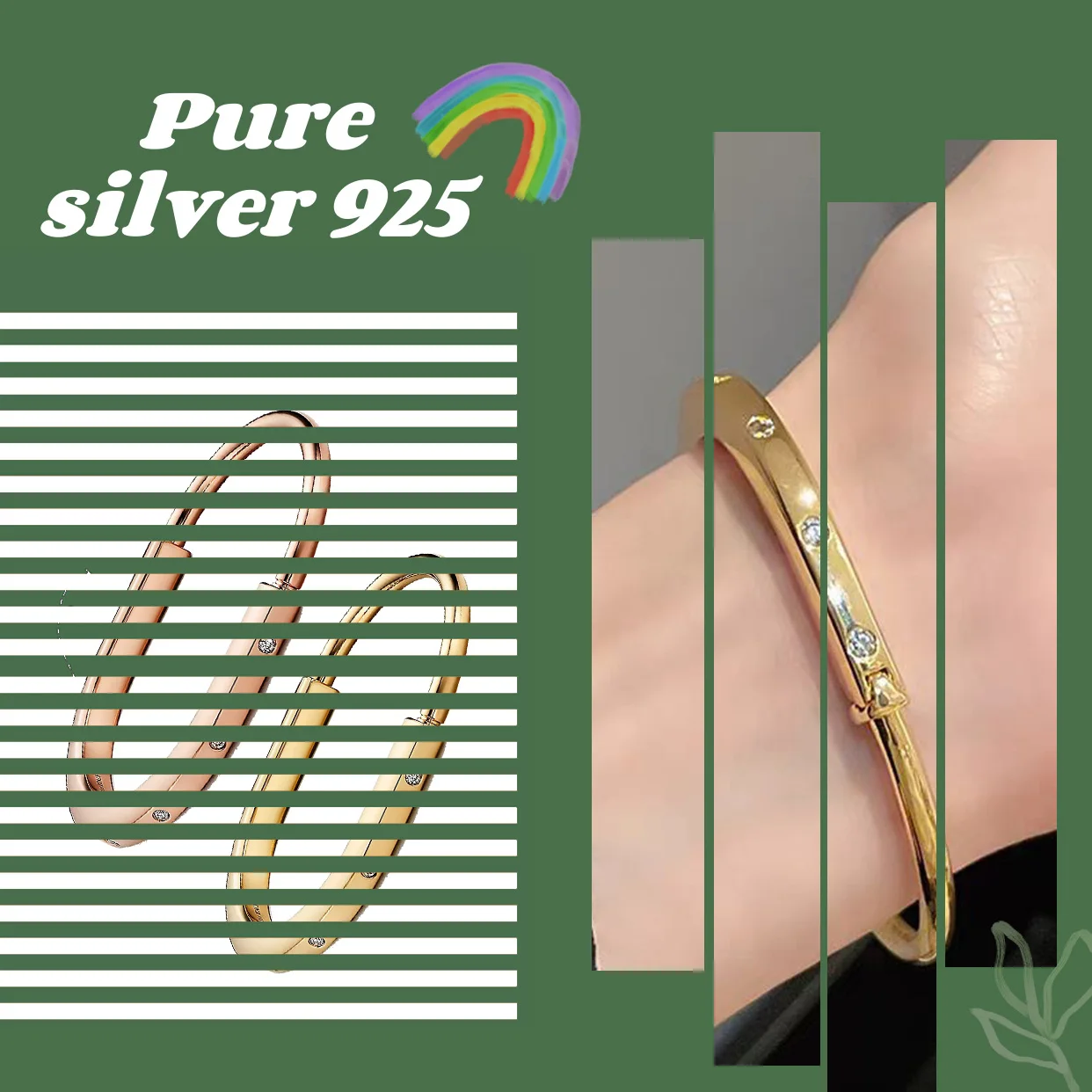 elegant temperament symbolizing eternal love lock bracelet S925 couple bracelet Valentine's Day gift
elegant temperament symbolizing eternal love lock bracelet S925 couple bracelet Valentine's Day gift