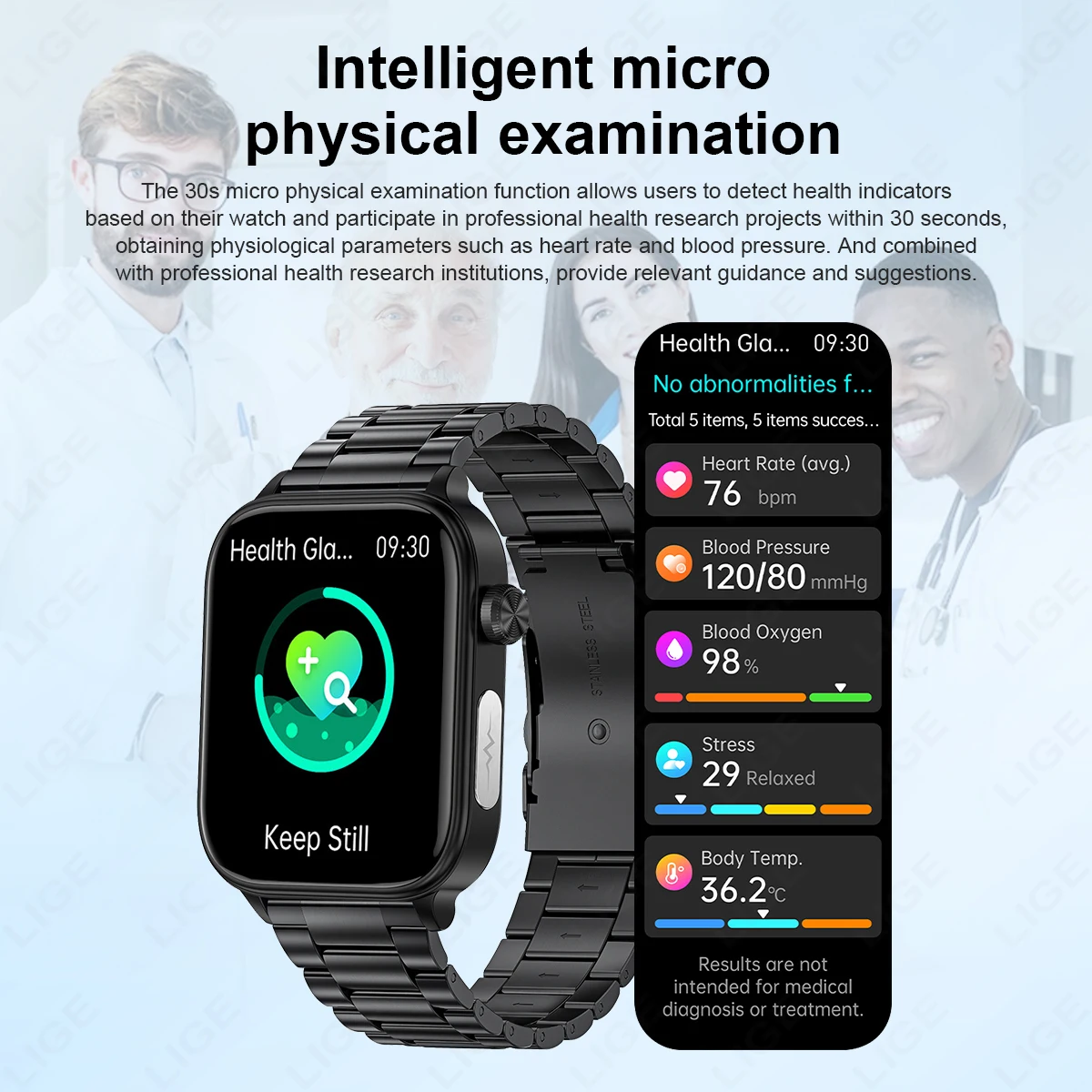 2025 New ECG+PPG Smart Watch Men Blood Lipids Uric Acid Blood Pressure Monitoring 1.96'' Sports Bluetooth Call Health Smartwatch
2025 New ECG+PPG Smart Watch Men Blood Lipids Uric Acid Blood Pressure Monitoring 1.96'' Sports Bluetooth Call Health Smartwatch