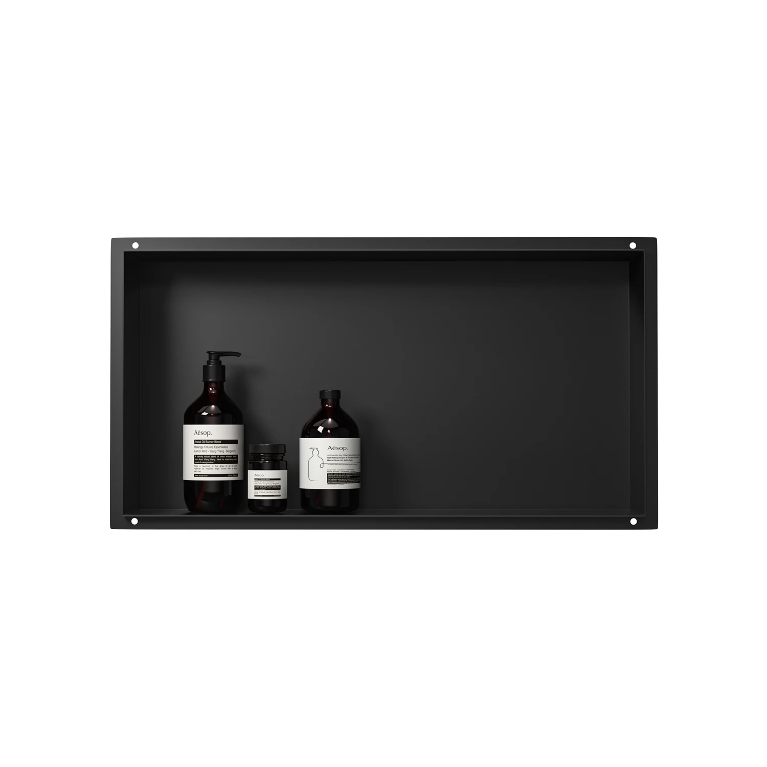 Premium Modern Minimalist Stainless Steel Bathroom Storage Niche Black Frameless Recessed Highly Popular Shower Room Accessory
Premium Modern Minimalist Stainless Steel Bathroom Storage Niche Black Frameless Recessed Highly Popular Shower Room Accessory