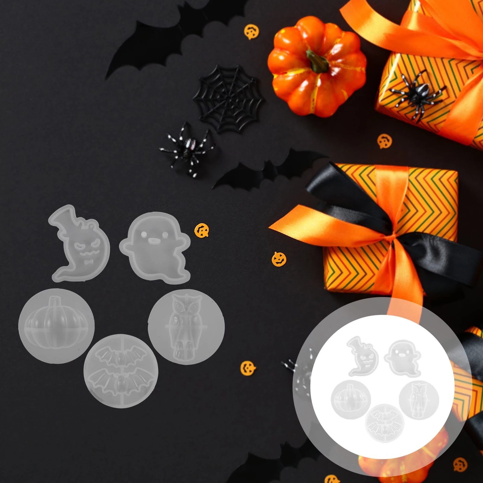 1 Set Halloween Resin Ghost Pumpkin Bat Owl Earring Molds Silicone Jewelry Crafts Wind Chime Decor Gift For Diy Party Costume
1 Set Halloween Resin Ghost Pumpkin Bat Owl Earring Molds Silicone Jewelry Crafts Wind Chime Decor Gift For Diy Party Costume