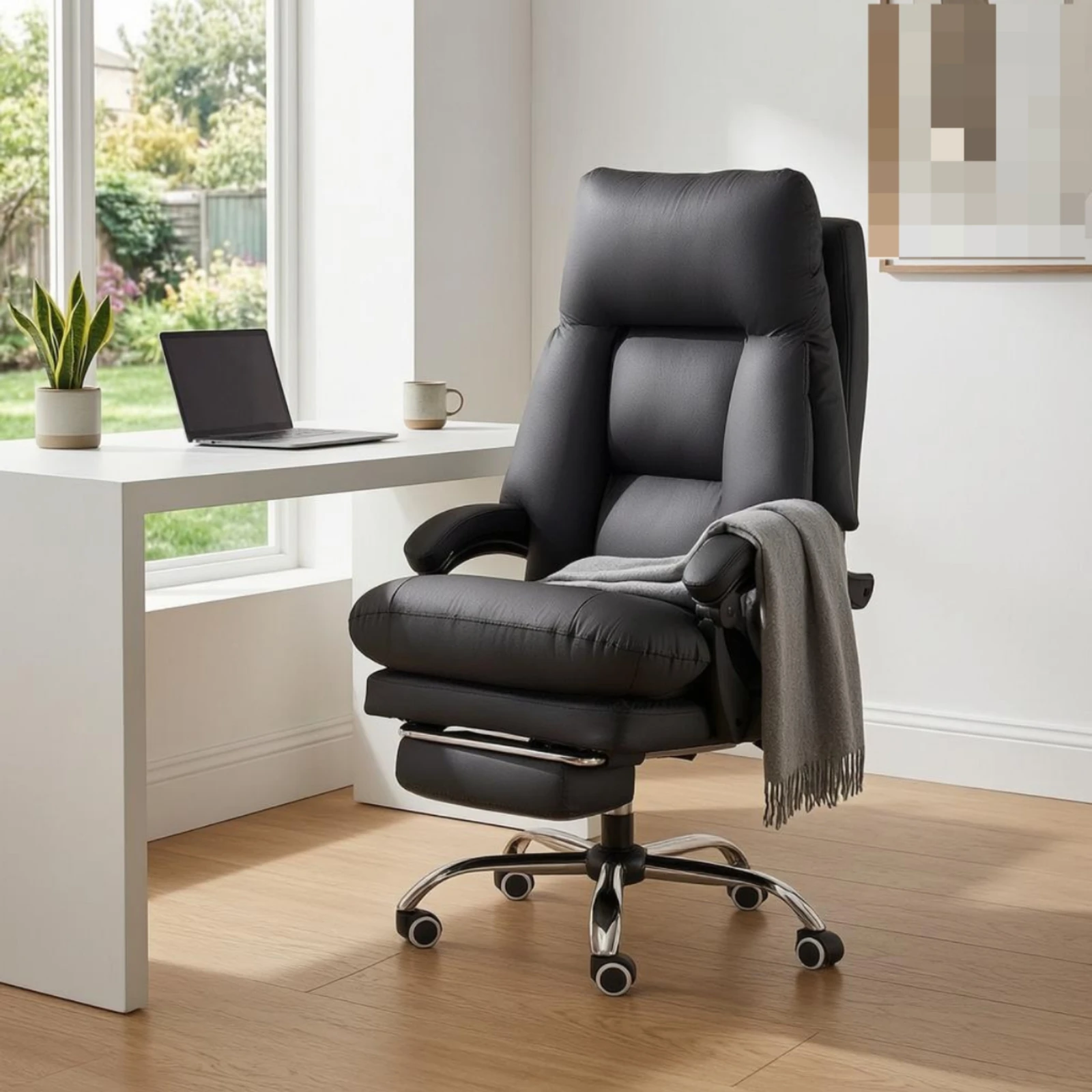Reclining Office Chair Padded Chair with Footrest Seating Furniture Metal Base Swivel for Gamers
Reclining Office Chair Padded Chair with Footrest Seating Furniture Metal Base Swivel for Gamers