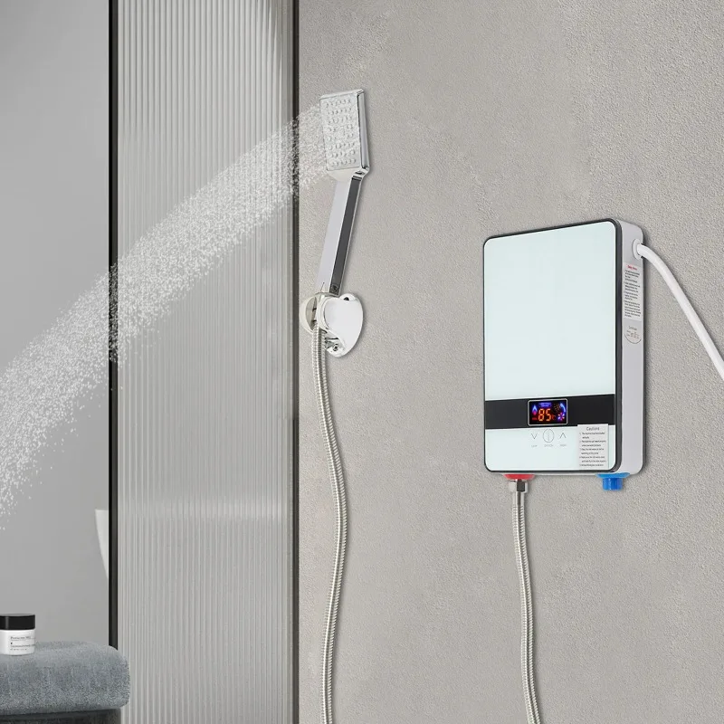 【Professional Grade】TX 6500W 220V Electric Water Heater Wall-mounted Shower Kit Instantaneous Water Heater with Handshower LED S
【Professional Grade】TX 6500W 220V Electric Water Heater Wall-mounted Shower Kit Instantaneous Water Heater with Handshower LED S