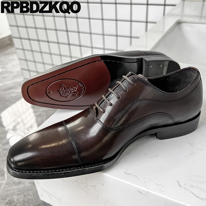 Square Toe Genuine Leather Lace Up Brown Flats Men Shoes Cow Skin Wedding Elegant Evening Classic Brush Oxfords Formal Dress
Square Toe Genuine Leather Lace Up Brown Flats Men Shoes Cow Skin Wedding Elegant Evening Classic Brush Oxfords Formal Dress