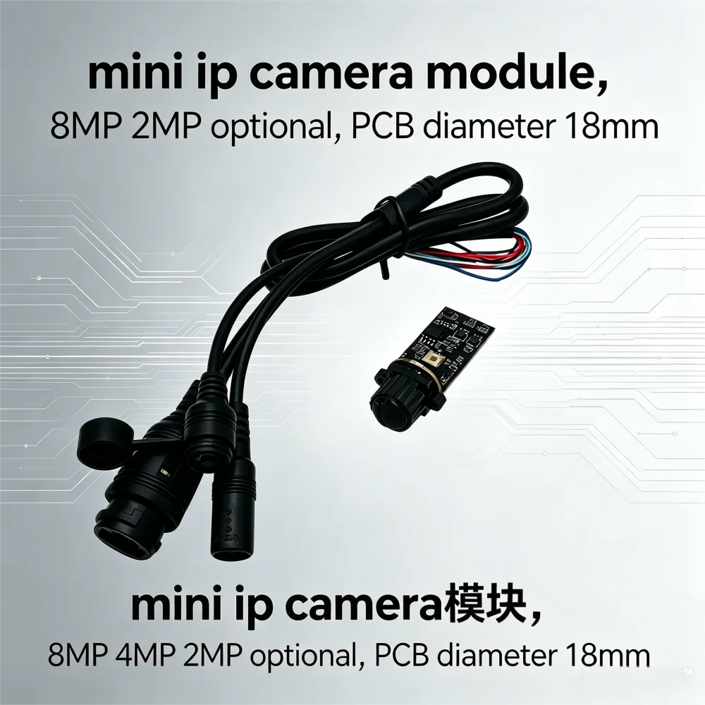4k Mini Ip Camera Module 8MP Camera PCB IPC 4MP 2MP CCTV ONVIF H.265 for CCTV Security Pipeline Industrial Robot
4k Mini Ip Camera Module 8MP Camera PCB IPC 4MP 2MP CCTV ONVIF H.265 for CCTV Security Pipeline Industrial Robot
