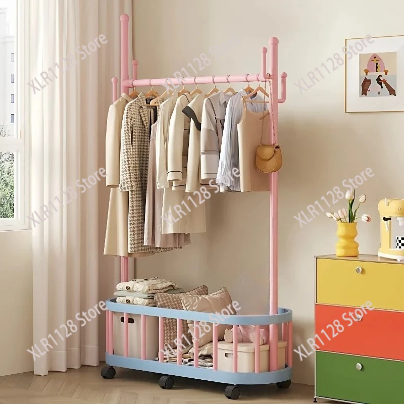 Dopamine Style Mobile Clothes Rack Floor Standing Coat Hanger for Bedroom Dorm Storage
Dopamine Style Mobile Clothes Rack Floor Standing Coat Hanger for Bedroom Dorm Storage