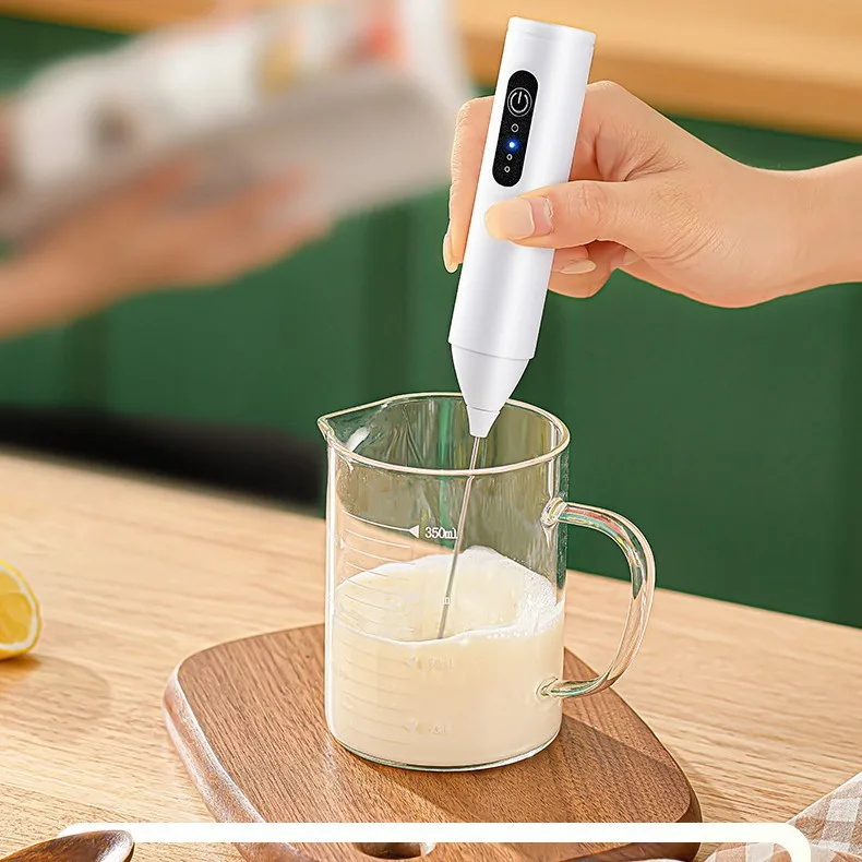 USB Rechargeable Electric Milk Frother Handheld Egg Beater 3 Speeds Portable Coffee Foam Maker Household Cream Whisk Outdoor Mini Food Mixer
USB Rechargeable Electric Milk Frother Handheld Egg Beater 3 Speeds Portable Coffee Foam Maker Household Cream Whisk Outdoor Mini Food Mixer