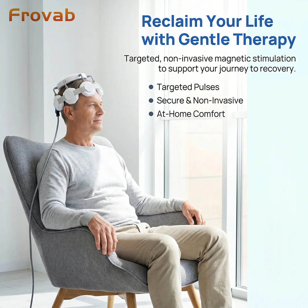 Frovab rTMS Transcranial Magnetic Stimulation Device for Brain Neurotherapy Home & Clinical Use Physical Therapy Equipment for Parkinson Stroke Recovery
Frovab rTMS Transcranial Magnetic Stimulation Device for Brain Neurotherapy Home & Clinical Use Physical Therapy Equipment for Parkinson Stroke Recovery