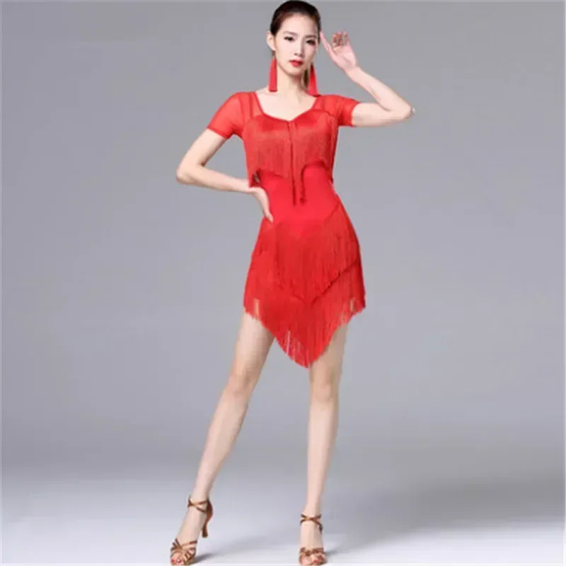 2021 New Sexy Unequal Women Girls Lace Tassel Latin Skirt Ladies Fringe Latin Tango Ballroom Salsa Performance Dance Dress
2021 New Sexy Unequal Women Girls Lace Tassel Latin Skirt Ladies Fringe Latin Tango Ballroom Salsa Performance Dance Dress