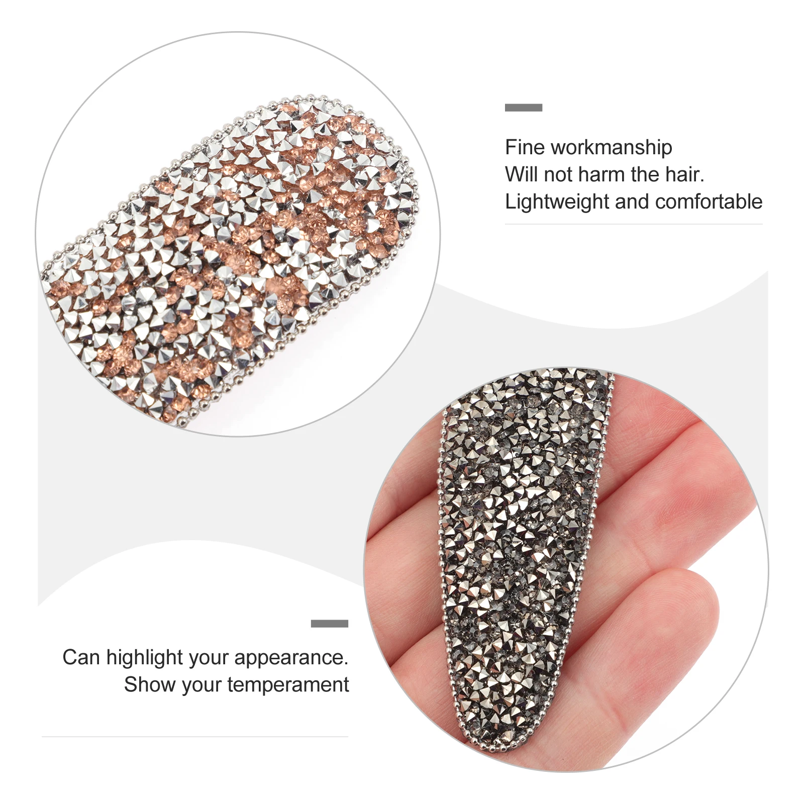 5pcs Rhinestone Hair Clips Broken Hair Accessories Wedding Women Bridal Barrettes Gems Hairstyle Tools Party
5pcs Rhinestone Hair Clips Broken Hair Accessories Wedding Women Bridal Barrettes Gems Hairstyle Tools Party