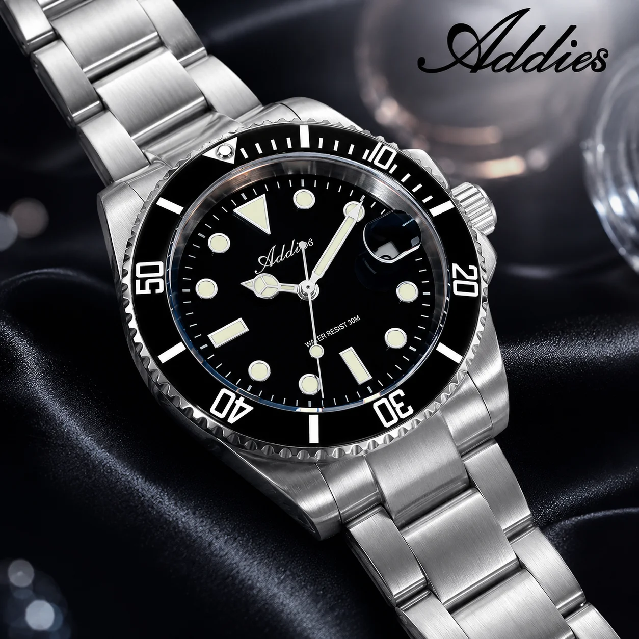 ADDIES Elegant Calendar Women's Quartz Watch Ceramic Bezel Stainless Steel Wristwatch Super Luminous Waterproof Watches for Lady
ADDIES Elegant Calendar Women's Quartz Watch Ceramic Bezel Stainless Steel Wristwatch Super Luminous Waterproof Watches for Lady