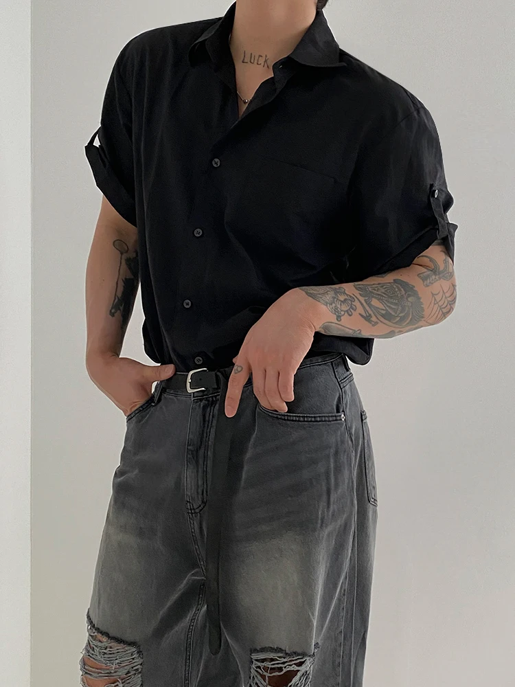 SYUHGFA 2024 Summer New Men's Short Sleeve Shirt Single Breasted Pocket Design Turn-down Collar Fashion Trend Loose Casual Top
SYUHGFA 2024 Summer New Men's Short Sleeve Shirt Single Breasted Pocket Design Turn-down Collar Fashion Trend Loose Casual Top