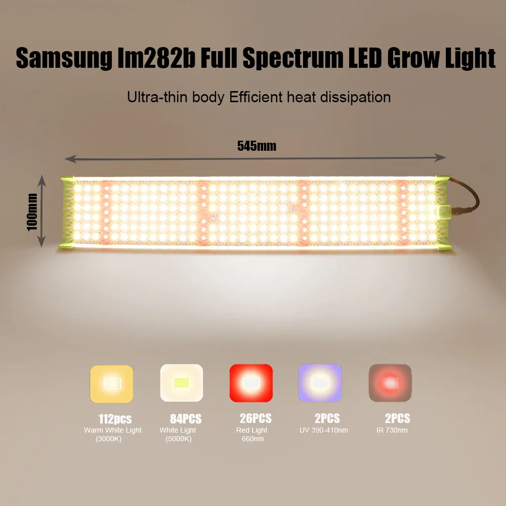 Full Spectrum LED Grow Light 85W 150W LM281B High Brightness For Indoor Greenhouse Hydroponics PlantS Veg Flower Seeding
Full Spectrum LED Grow Light 85W 150W LM281B High Brightness For Indoor Greenhouse Hydroponics PlantS Veg Flower Seeding
