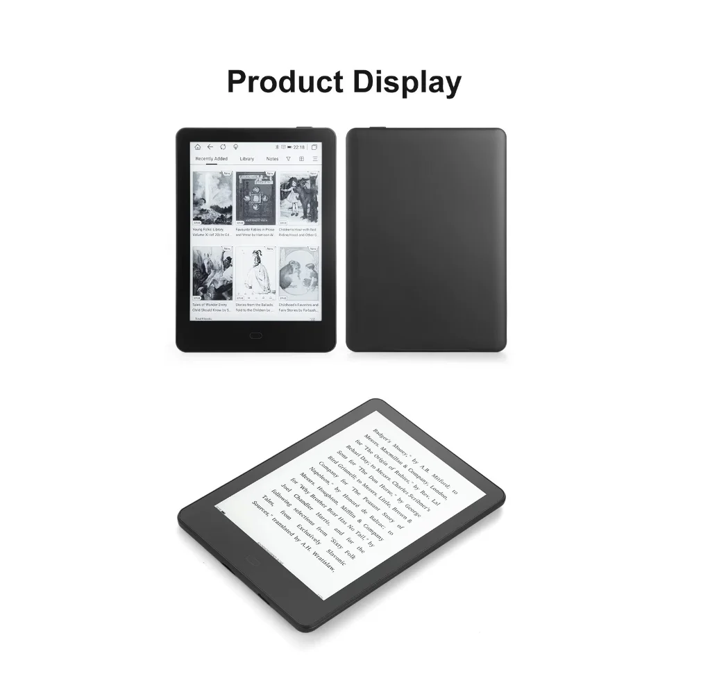 S6S 6-Inch E-book Reader Android 32GB 212 PPI E Ink Screen WIFI 5G SD Card Google Play Store English PDF TXT EPUB MOBI
S6S 6-Inch E-book Reader Android 32GB 212 PPI E Ink Screen WIFI 5G SD Card Google Play Store English PDF TXT EPUB MOBI