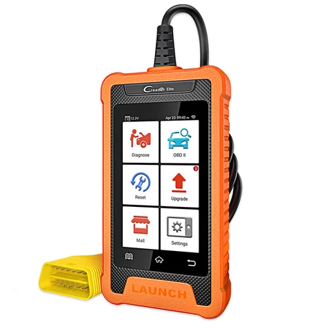 LAUNCH X431 Elite Car Full System Diagnostic Tools Auto OBD OBD2 Scanner Bi-Directional ECU Coding Multilingual Free Update