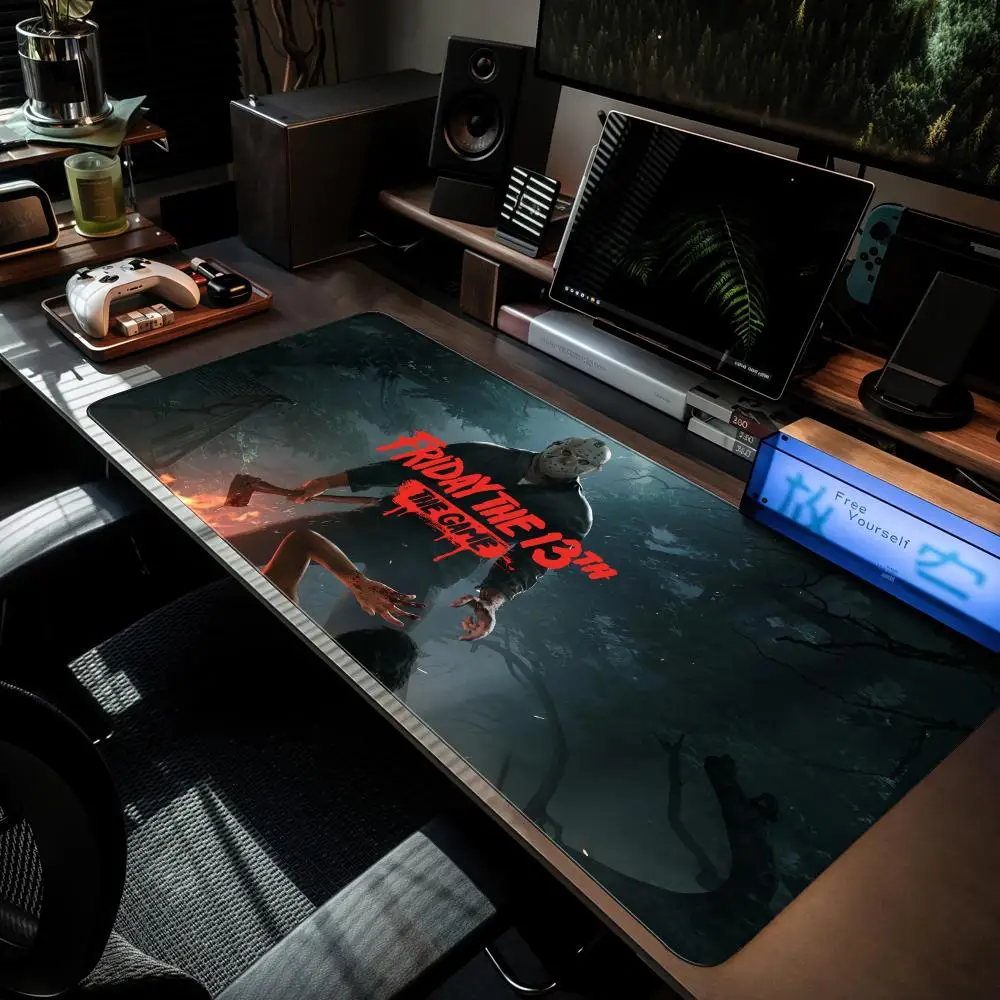 F-Friday Horror the 13th Mouse Pad XXL Computer Accessories Large Keyboard Laptop Table Pad The New Product Gamer Gaming
F-Friday Horror the 13th Mouse Pad XXL Computer Accessories Large Keyboard Laptop Table Pad The New Product Gamer Gaming