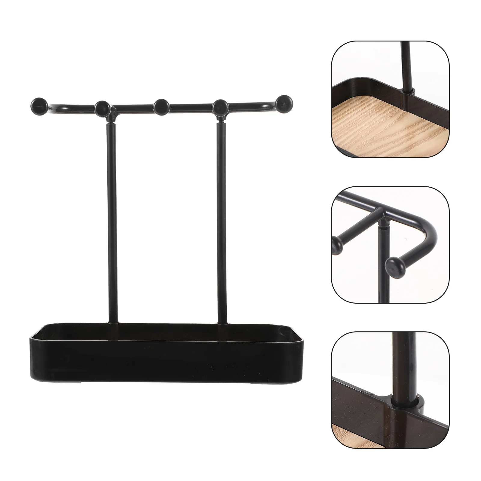Jewelry Display Stand Necklace Organizer Wood PP Material Multi-Use Decorative Rack for Bracelets Rings Earrings Necklaces
Jewelry Display Stand Necklace Organizer Wood PP Material Multi-Use Decorative Rack for Bracelets Rings Earrings Necklaces