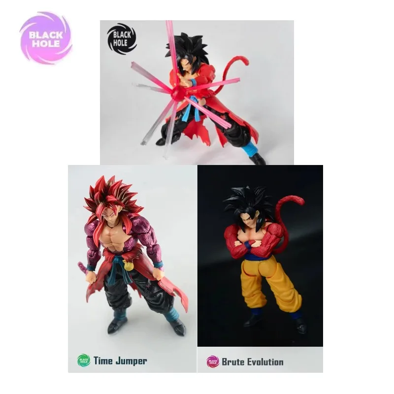 New! Black Hole Models Dragon Ball SHF Son Goku Super Four Goku Brute Evolution Time Jumper Action Anime Figurine Models Toys
New! Black Hole Models Dragon Ball SHF Son Goku Super Four Goku Brute Evolution Time Jumper Action Anime Figurine Models Toys