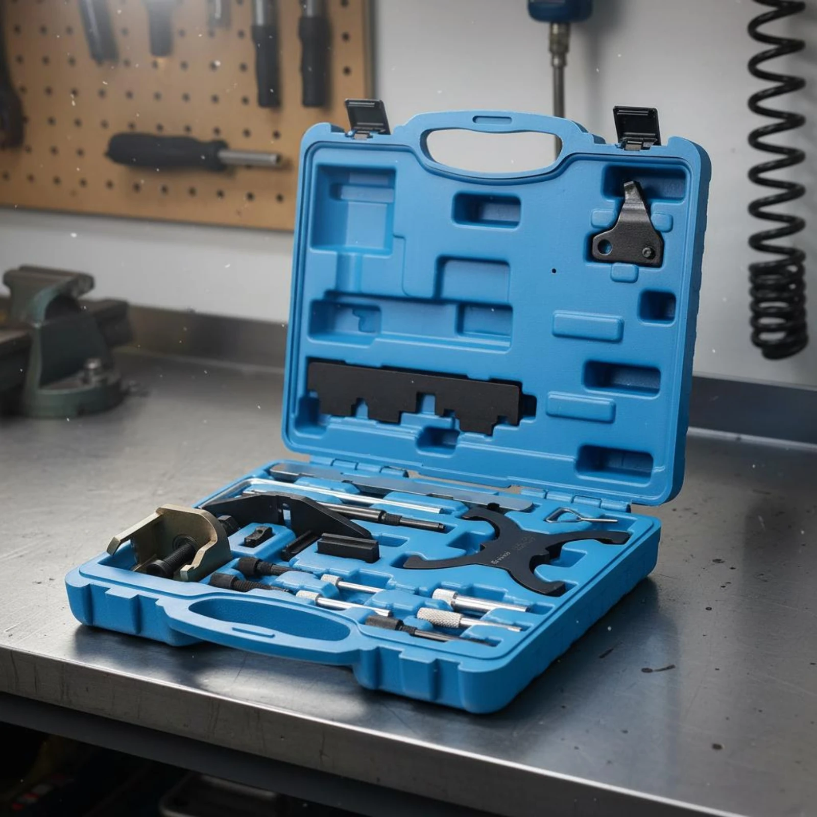 Camshaft Timing Kit Long-Lasting Metal Engine Locking Tool Set Timing Alignment Tool Set High Hardness Cam Sprocket Clamp Kit
Camshaft Timing Kit Long-Lasting Metal Engine Locking Tool Set Timing Alignment Tool Set High Hardness Cam Sprocket Clamp Kit