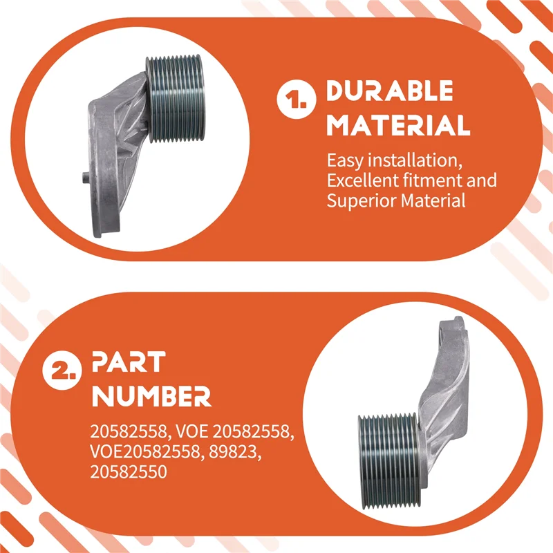 12 Grooves Belt Tensioner Pulley For Volvo D13 Engine Dayco 89823 VOE 20582558 20582550
12 Grooves Belt Tensioner Pulley For Volvo D13 Engine Dayco 89823 VOE 20582558 20582550
