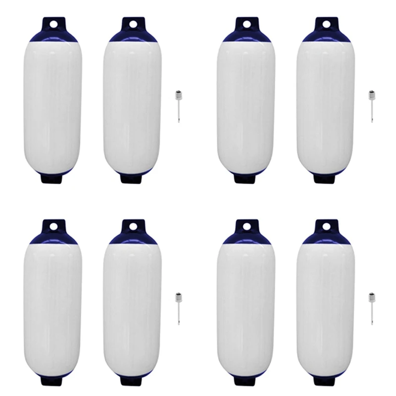 8PCS Inflatable Boat Fender PVC Boat Anchor Fender Buoy Yacht Fenders UV Protection Ribbed Bumper Boat Accessories
8PCS Inflatable Boat Fender PVC Boat Anchor Fender Buoy Yacht Fenders UV Protection Ribbed Bumper Boat Accessories