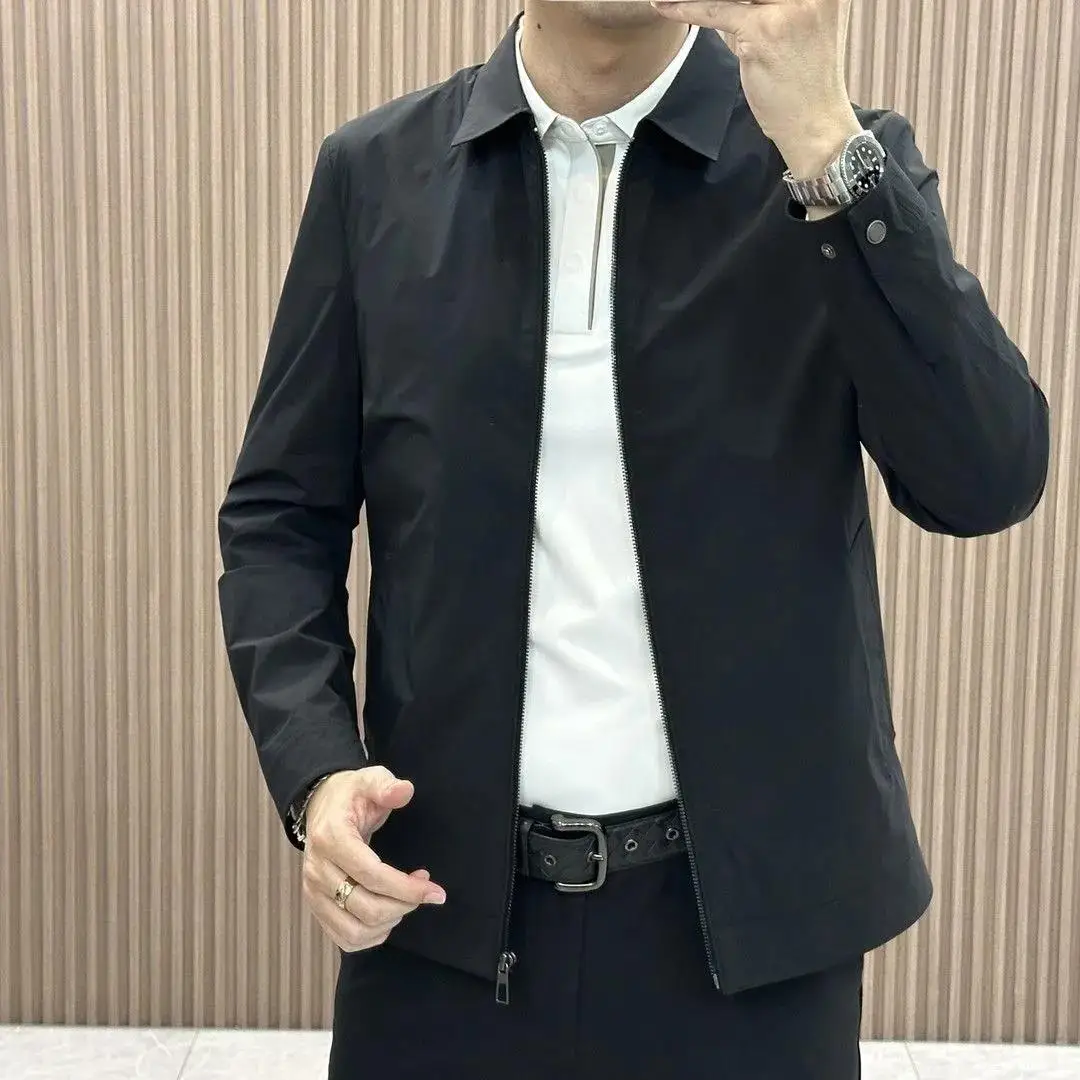 Новая весенняя легкая эластичная мужская куртка, чистая версия, деловая повседневная одежда с воротником на молнии, универсальная мужская модная городская одежда L...
Новая весенняя легкая эластичная мужская куртка, чистая версия, деловая повседневная одежда с воротником на молнии, универсальная мужская модная городская одежда L...